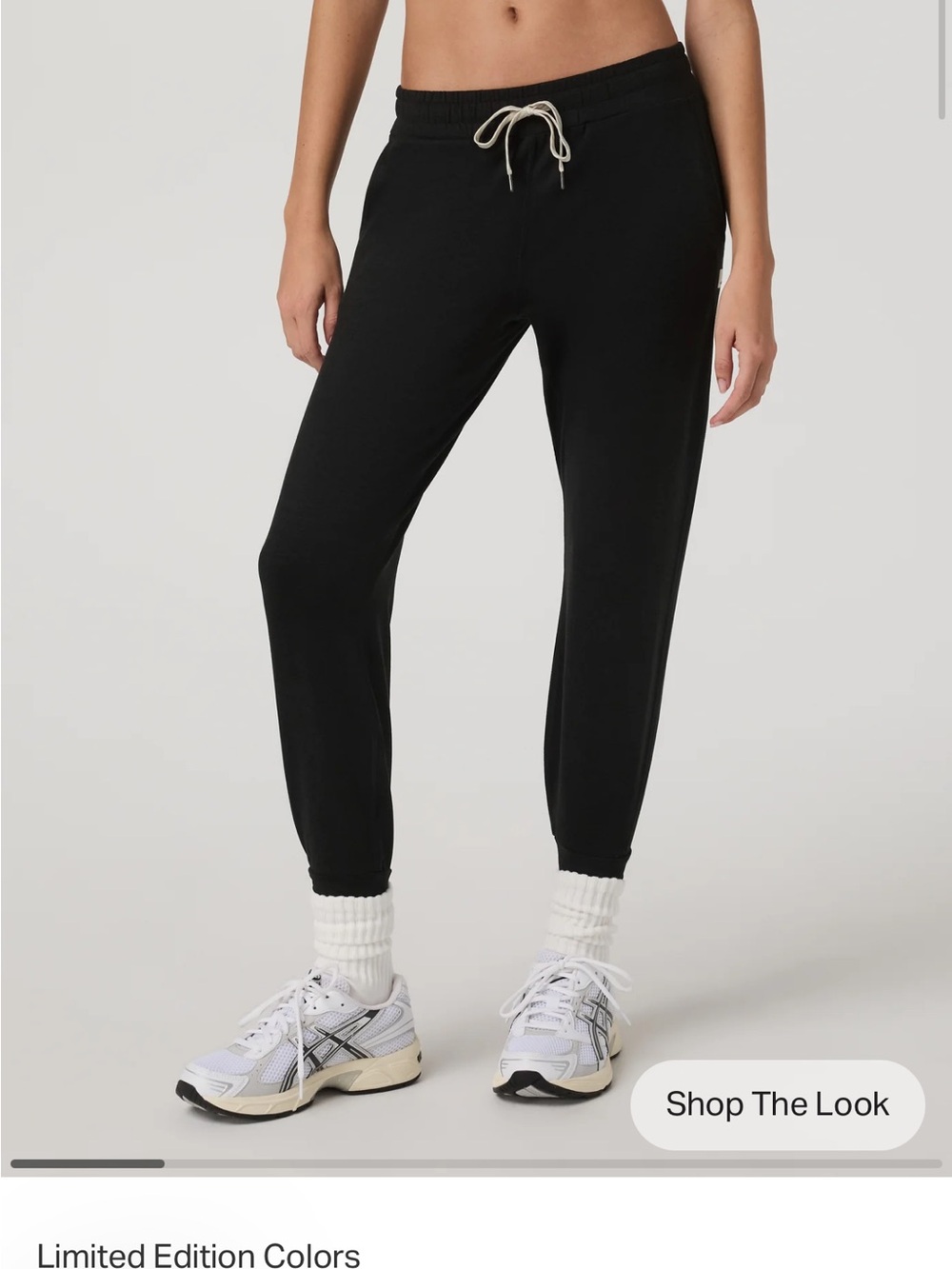 Vuori performance joggers women drawstring elastic